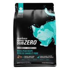 Nutrience 紐崔斯 SUBZERO 單一蛋白 鴨肉與梨子無穀貓糧 凍乾原型飼料 益生菌, 詳見包裝, 詳見包裝, 詳見包裝, 【單一蛋白】鴨肉+梨子1.8kg
