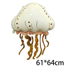 바다 아래 테마 생일 파티 장식 고래 불가사리 배너 가랜드 걸이, 1개, 5. Balloon