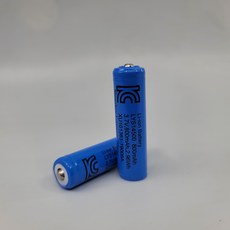 KC인증 국내 배송 14500 충전지 리튬이온 배터리 800mAh 보호회로 내장형 AA건전지 비교, 1개, 2개입