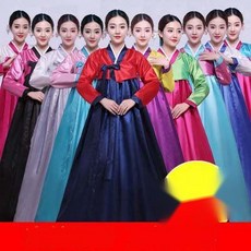 여성용 개량한복 퓨전 철릭 원피스 예쁜 생활한복 드레스