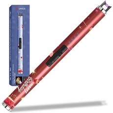 업그레이드된 LED 배터리 디스플레이 안전 스위치를 갖춘 SUPRUS 라이터 전기 캔들 USB 타입 C 충전식 BBQ 불꽃놀이용 무염 플라즈마 방풍 스위치, Birthday Red