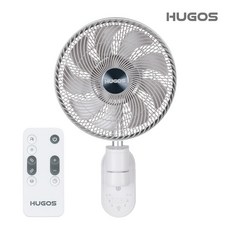 [휴고스] 인체감지 360도 입체회전 BLDC 12인치 무드라이트 벽걸이 서큘레이터 + 리모컨 조절, 모션감지 3D 벽걸이 서큘레이터(12인치)