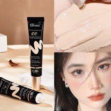 커버 파운데이션 여성 썬크림 비비크림 CC크림 겸용 물광 광채 비비크림 미백크림메이크업 베이스 파운데이션 컨실러가 오랫동안 지워지지 않는 격리 프라이머, 2개, 30g, 04 CC크림 NATURAL
