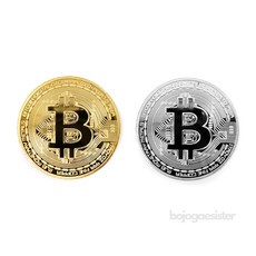 보조개자매 비트코인 모형 동전 비트코인선물, 골드