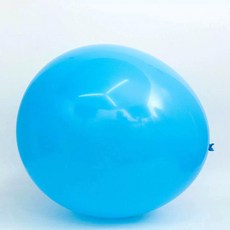 대형 방폭 라텍스 풍선 볼 완구, 1개, 36인치 연 파랑 5개