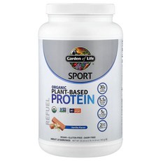 가든오브라이프 Sport 식물성 단백질 바닐라 806g(1lb 12oz), 1개, 806g
