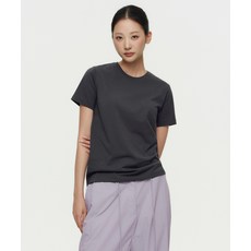 매장정품 무신사스탠다드우먼 MUSINSA STANDARD WOMAN [쿨탠다드] 우먼즈 베이식 크루 넥 반팔 티셔츠 [다크 그레이] MWATS5Z09-DG 541923