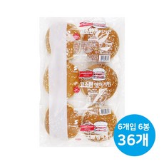 삼립 참깨햄버거빵 50g, 36개