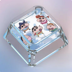 짱구는 못말려 투명 그림 기계식 키보드 키캡, 1개, 020