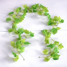 【Sunday】仿真綠蘿樹藤 假葉子 水管藤條藤蔓植物 室內裝飾牆面綠植 牆體綠植牆綠葉 仿真花藤 居家裝飾, 【爬山虎葉藤】