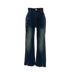 레코브밑단트임부츠컷 데님팬츠 LC41DXDP008X2334571