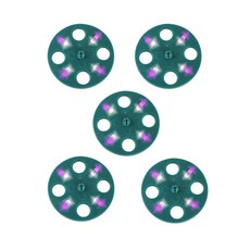 성장 조명이 포함된 종자 스타터 트레이 습도 돔 커버가 실내 원예 식물 발아, 02 5pcs
