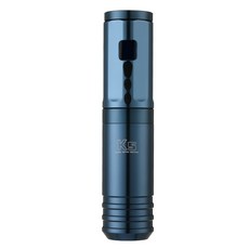 K5 無線紋身機 雙電池設計 刺青筆 紋身工具, 1個, 煙灰藍
