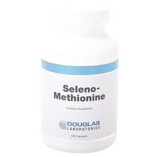 DOUGLAS LABORATORIES 硒代蛋氨酸膠囊不含麩質和無糖, 250 件, 1個