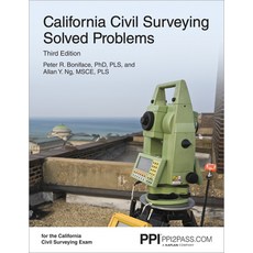 Ppi California Civil Surveying Solved Problems 3rd Edition (Paperback) - Comprehensive Practice for... Paperback, Professional Publications Inc