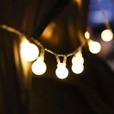 LED 건전지타입 80구 앵두전구 10m 48387pc 1(PC), 색상, 1개