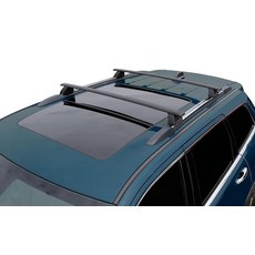 BRIGHTLINES Crossbars 루프 랙 수하물 랙 교체품 2011-2021 지프 그랜드 체로키용 홈이 있는 금속 루프 사이드 레일 포함