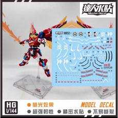 達人 MASTER H032 HGBM 1/144 BM神燃焰 高清精密 螢光 水貼, 1個