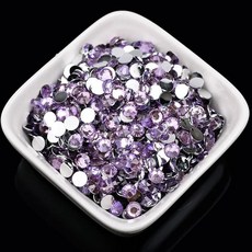 플랫백 레진 크리스탈 라인 반짝이 네일 아트 컬러 신발 가방 캡 의류 장식, 33. Light violet