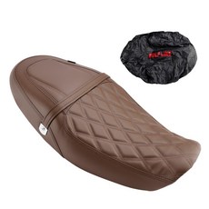 Kawasaki Ninja Z900Rs 18-24專用改裝造型坐墊，極限超快感，提升騎乘舒適度與操控性, 棕色林格紋, 1個, 棕色林格紋