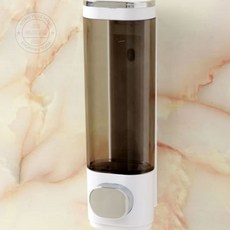 삼군몰 벽걸이 물비누 디스펜서 1구 300ml 화이트, 1개, 상세페이지 참조