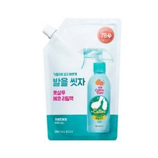 온더바디 코튼 풋 발을씻자 풋샴푸 자몽 500ml(리필), 1, 1, 500ml