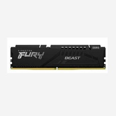Kingston FURY Beast DDR5 6000MT/s 32GB (2x16GB) CL36 記憶體 - 黑色, 1個