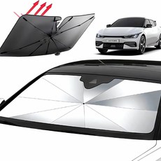 EV6 우산형 햇빛가리개 링타입 차양 모자 그늘 막 원형 비닐 텐트 파라솔 망 아이스크림, 본상품