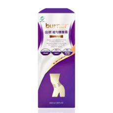 船井生醫 burner 倍熱 超勻腰腹霜 100ml, 1個, 超勻腰腹霜(紫) -100ml, 100g