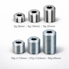 JBS 하대 무게 볼트, 1개, 무게볼트