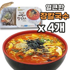 선제이피지 국물이 일품 얼큰한 찌개 보리새우 장칼국수 밀키트, 4개, 250g
