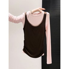 임산부 긴팔 티셔츠 봄 가을 캐주얼 임부복 레이어드 긴팔티 임부 슬림핏 이너 상의 JS