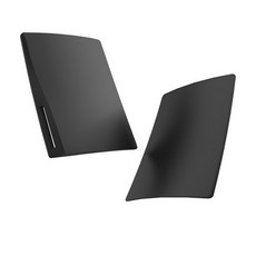 PS5 디스크 드라이브 버전용 PS5 콘솔용 보호 쉘 보호 쉘 커버 페이스플레이트 교체 액세서리 A, 검은색