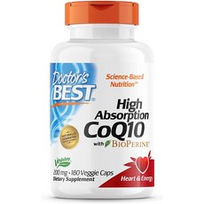 Doctor's BEST High Absolution輔酶Q10素食膠囊 200mg, 180顆, 1罐
