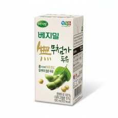 [정식품]베지밀 무첨가 두유 190mlx80팩, 190ml, 80개