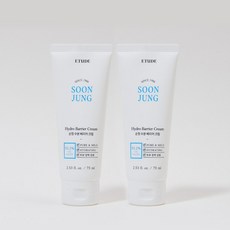 순정 수분베리어 크림 75ml 튜브형 2개 세트 /민감성피부용 /저자극 피부케어 /수분크림