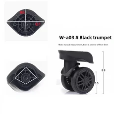 수하물 교체 바퀴 여행 가방 캐스터 가방 바퀴 가방 수리 캐스터 수하물 롤링 바퀴 가방 피트, 02 A03 small size