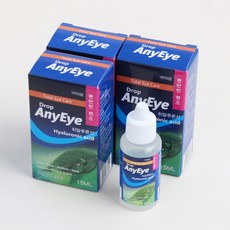 히알루론산 함유 렌즈습윤제 드롭 애니아이, 4개, 15ml