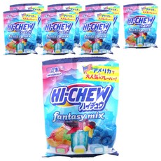 MORINAGA 森永 HI-CHEW 嗨啾 綜合彩色雪酪口味 & 藍色夏威夷口味 & 藍色覆盆子口味, 68g, 8個