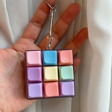 9키 기계식 키보드 축 테스터 버튼 키캡 키체인 손가락, A8