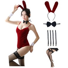 LOLing Bunny Girl Cosplay 萬聖節聖誕節 HNC-107 軟襪套裝