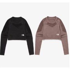 노스페이스 여성 NM5MQ81 모션 크랍 롱슬리브 티 XLP168 QPR207