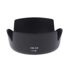 D3200 D3300 D5200 D5300 DX18-55mm와 호환되는 HB-69 베이오넷 마운트 카메라 렌즈 후드, 1개, 검은, 흑색의, 8QQ100465_LZQ
