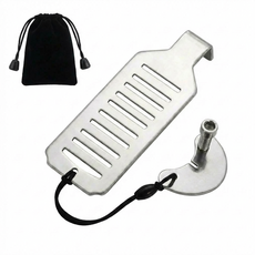 픽메이트 초강력 이중잠금 여행용 도어락, 1세트, 실버