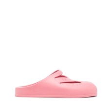 발리 라운드 토 플랫 슬라이더 샌들