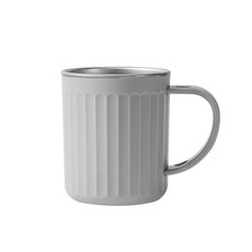 刷牙杯洗漱杯家用牙刷杯子宿舍學生牙缸兒童情侶304不鏽鋼漱口杯, 1個, 灰色:201-300ml