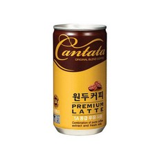 롯데칠성 칸타타 캔 프리미엄 라떼 175ml x 30, 30개