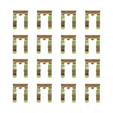 딕노 8 PCS 브레이크 라인 클립 금속 호스 리테이너 U자형 자동차 교체 자동차 오토바이 트럭 SUV용 범용 차량 잠금장치 13mm, 11.9mm, 16 Pcs