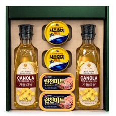 소망 종합선물세트 6P 카놀라유 참치세트, 1세트
