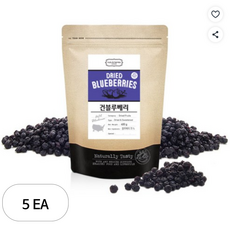 넛츠앤베리스 건블루베리, 400g, 5개